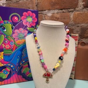 THE LIBRA CHERRY RED MUSHROOM EYE CANDY CHAIN